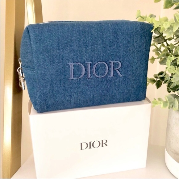 Dior Denim Cosmetic Bag - Picture 1 of 7